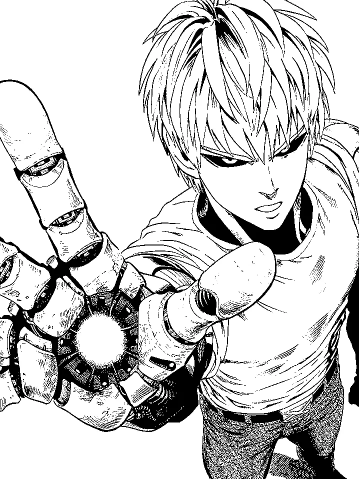 One Punch Man Ausmalbilder 38