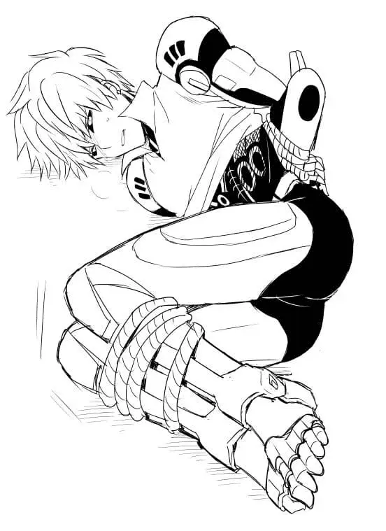 One Punch Man Ausmalbilder 47
