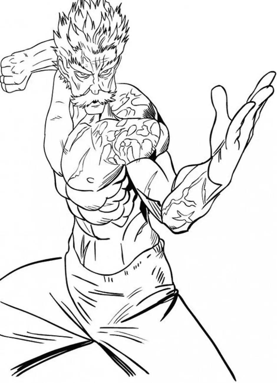 One Punch Man Ausmalbilder 50