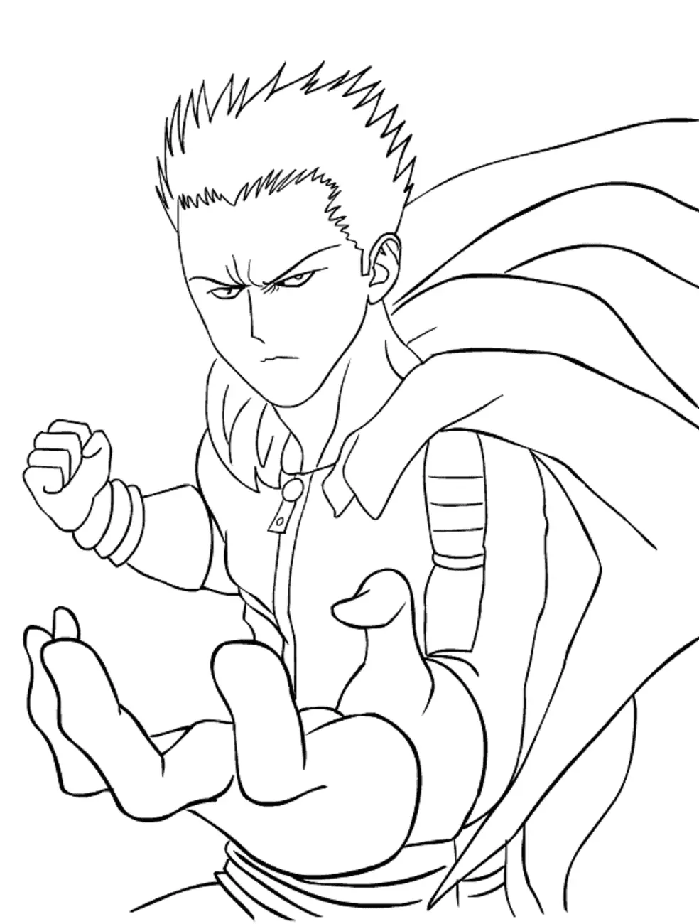 One Punch Man Ausmalbilder 61