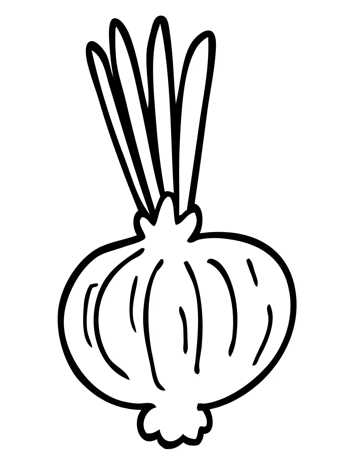 Onion Coloring Pages 11
