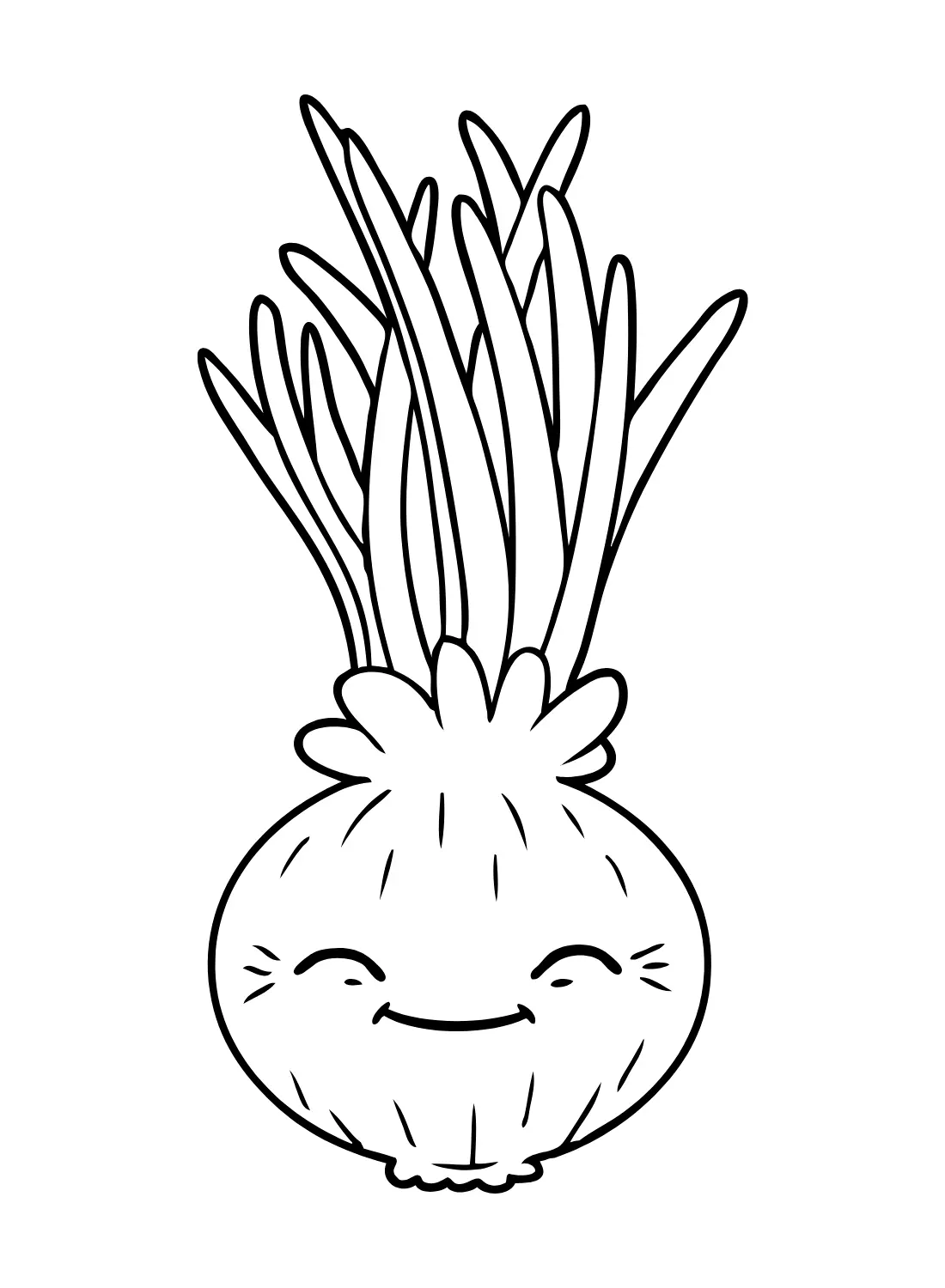 Onion Coloring Pages 34