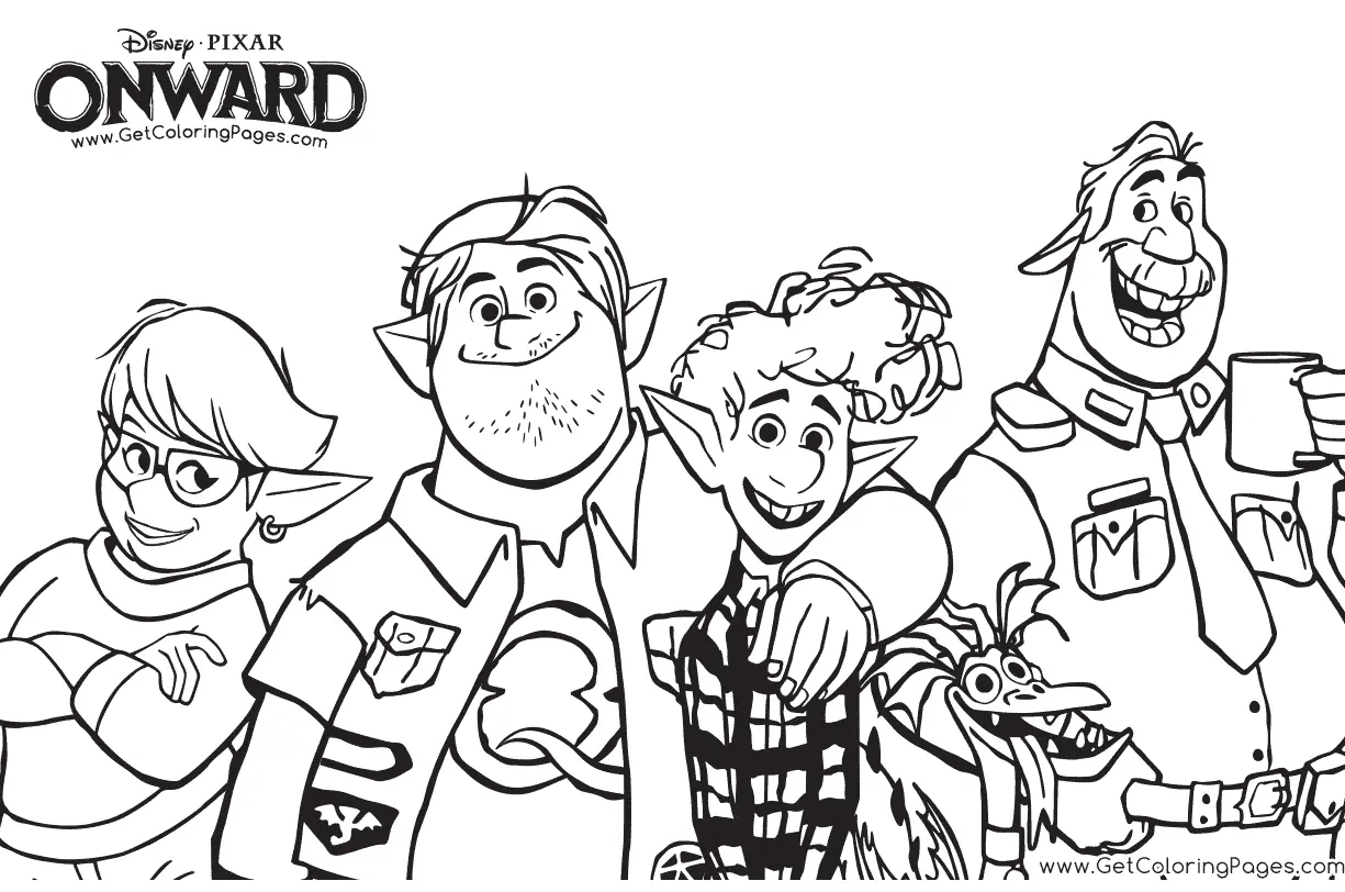 Onward Coloring Pages 4