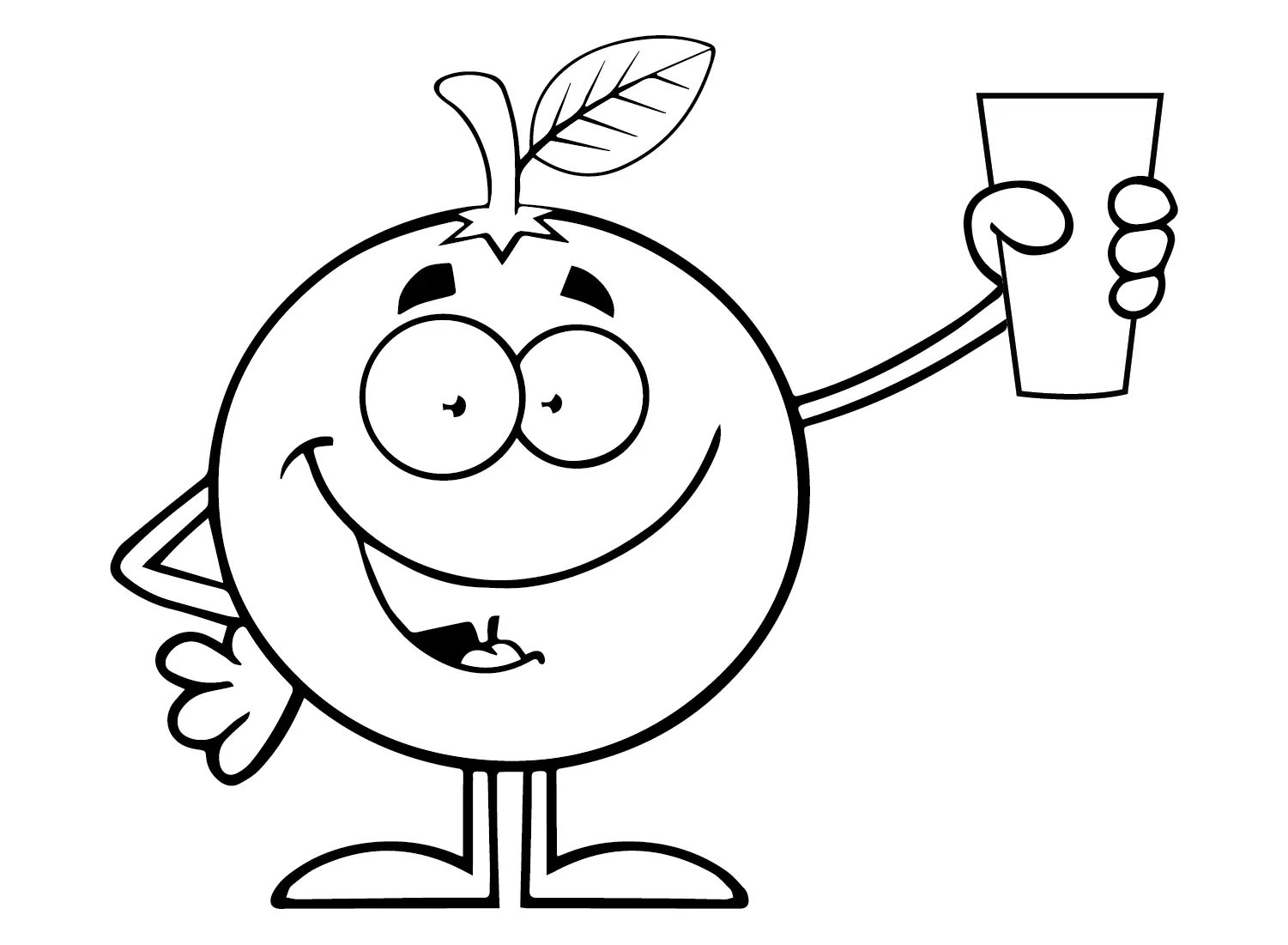 Oranges Coloring Pages 16