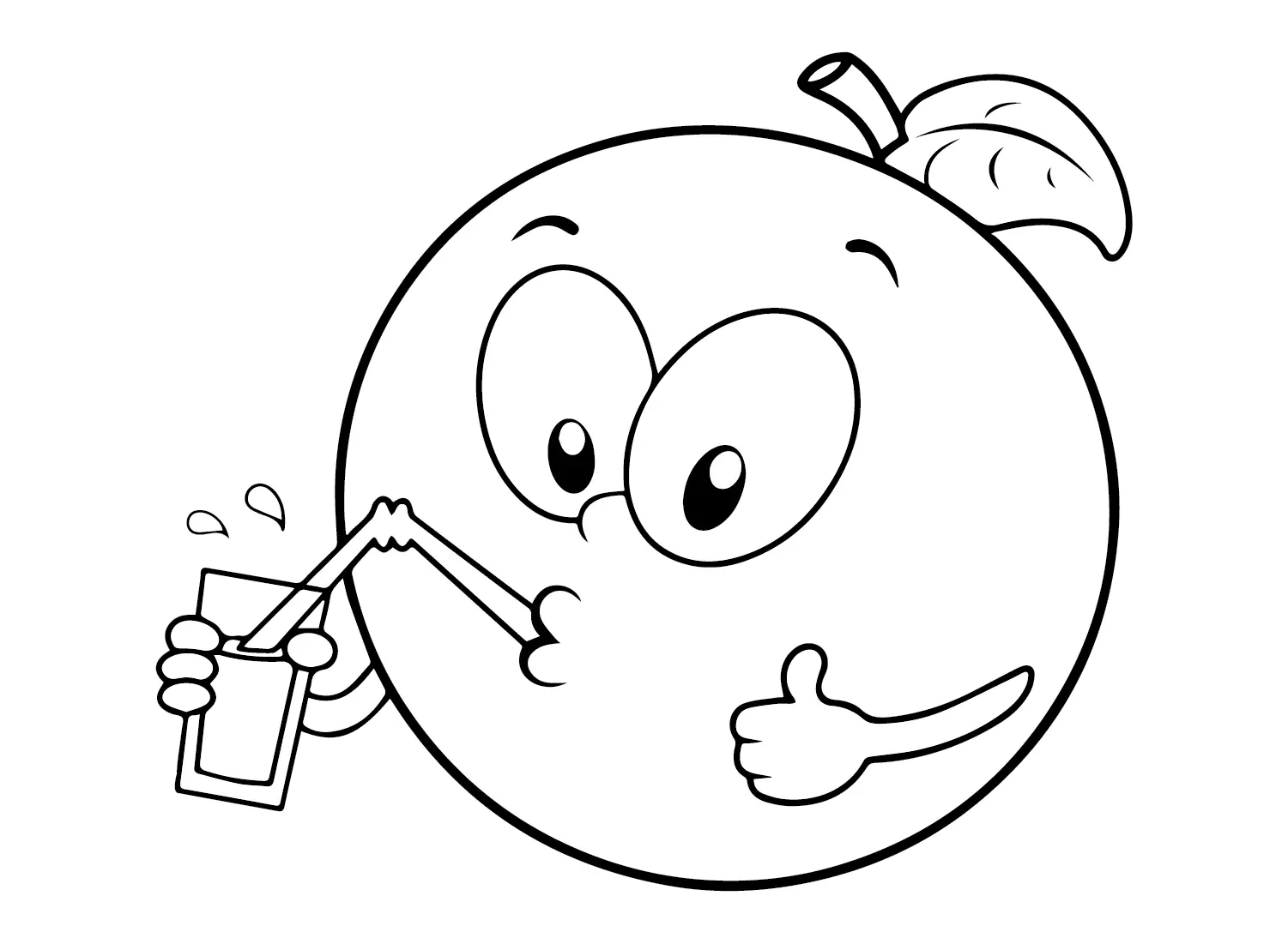 Oranges Coloring Pages 18