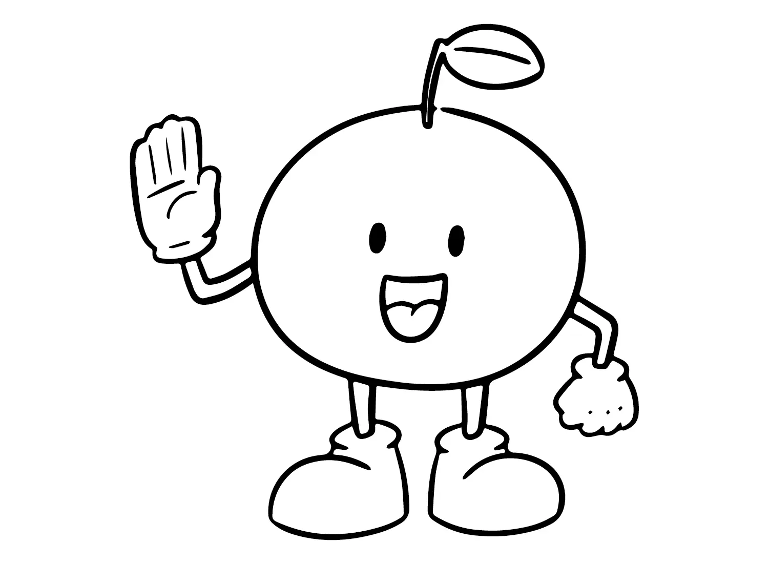 Oranges Coloring Pages 20