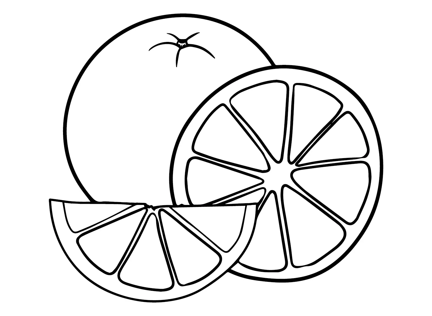 Oranges Coloring Pages 28