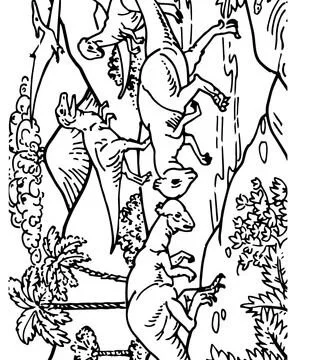 Ornithischian Dinosaurs Coloring Pages 14