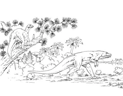 Ornithischian Dinosaurs Coloring Pages 5