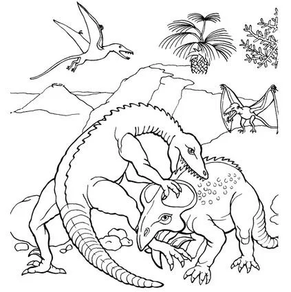 Ornithischian Dinosaurs Coloring Pages 8