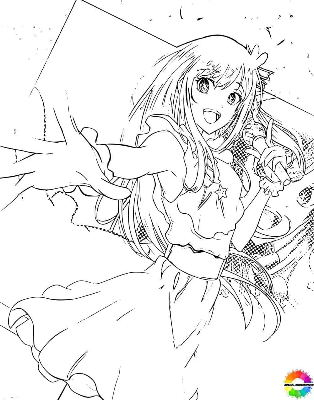 Desenhos de Oshi No Ko Para Colorir 17