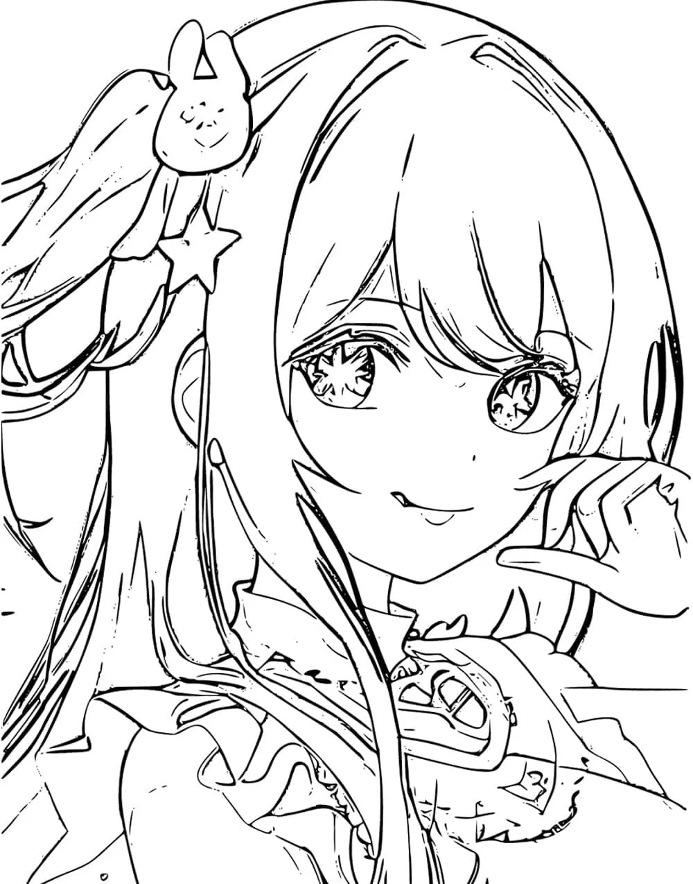Desenhos de Oshi No Ko Para Colorir 3