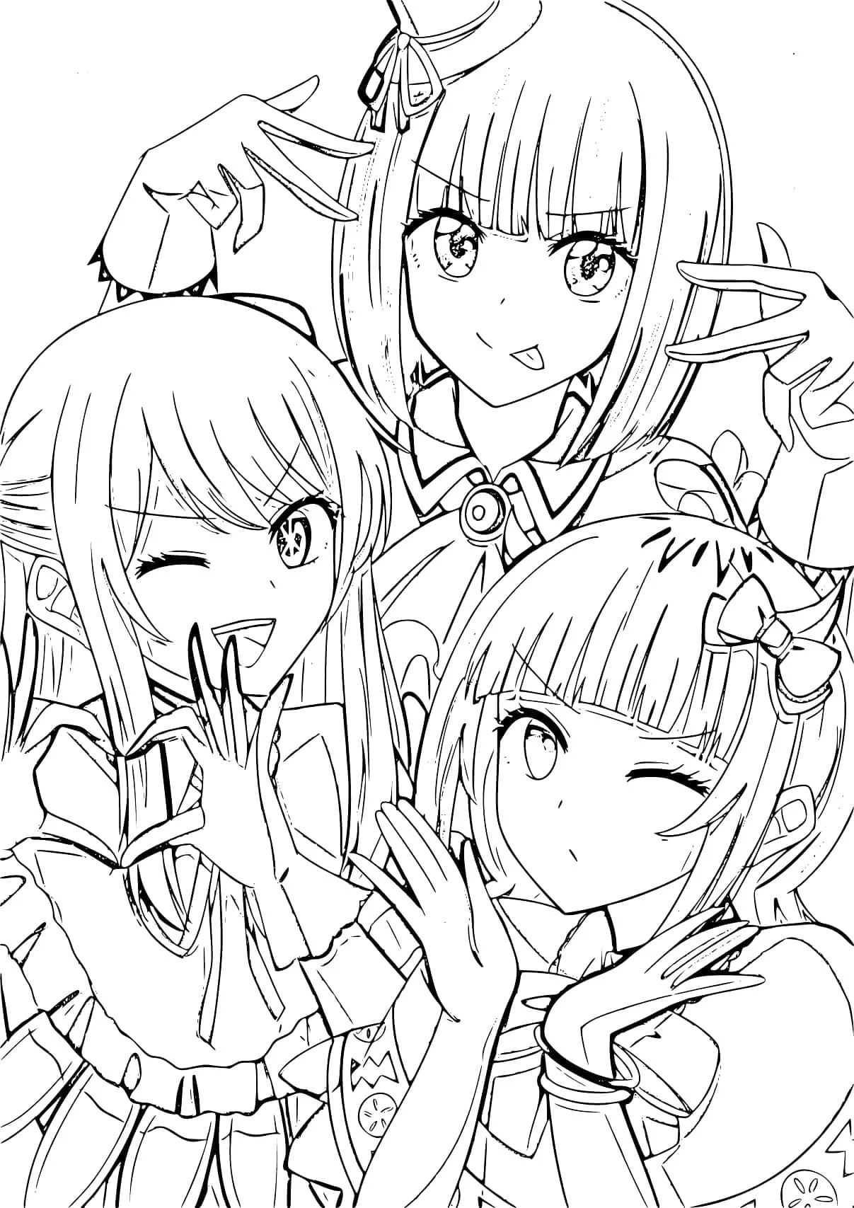 Desenhos de Oshi No Ko Para Colorir 6