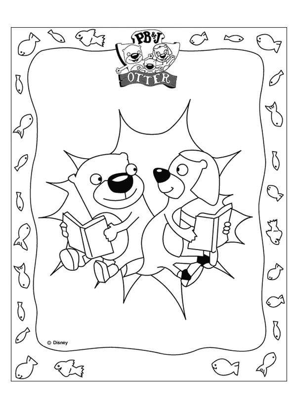 Otter Coloring Pages 103