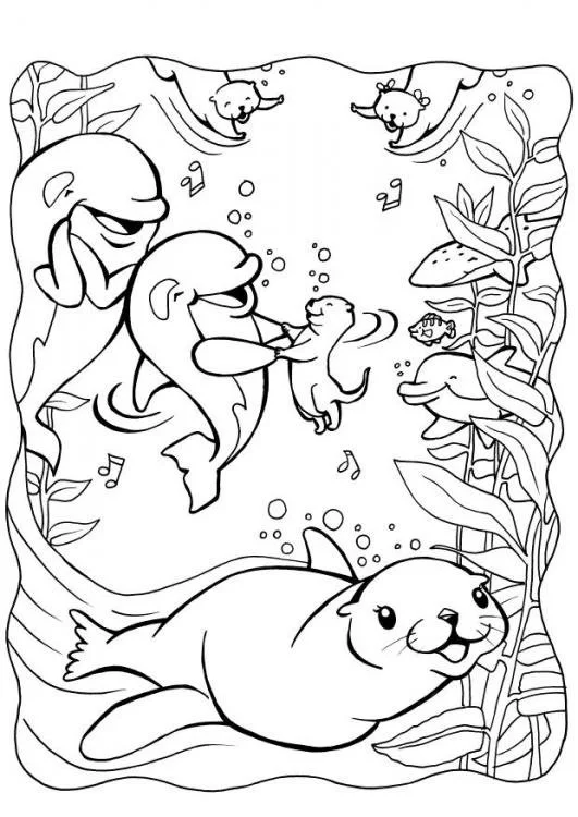 Otter Coloring Pages 86