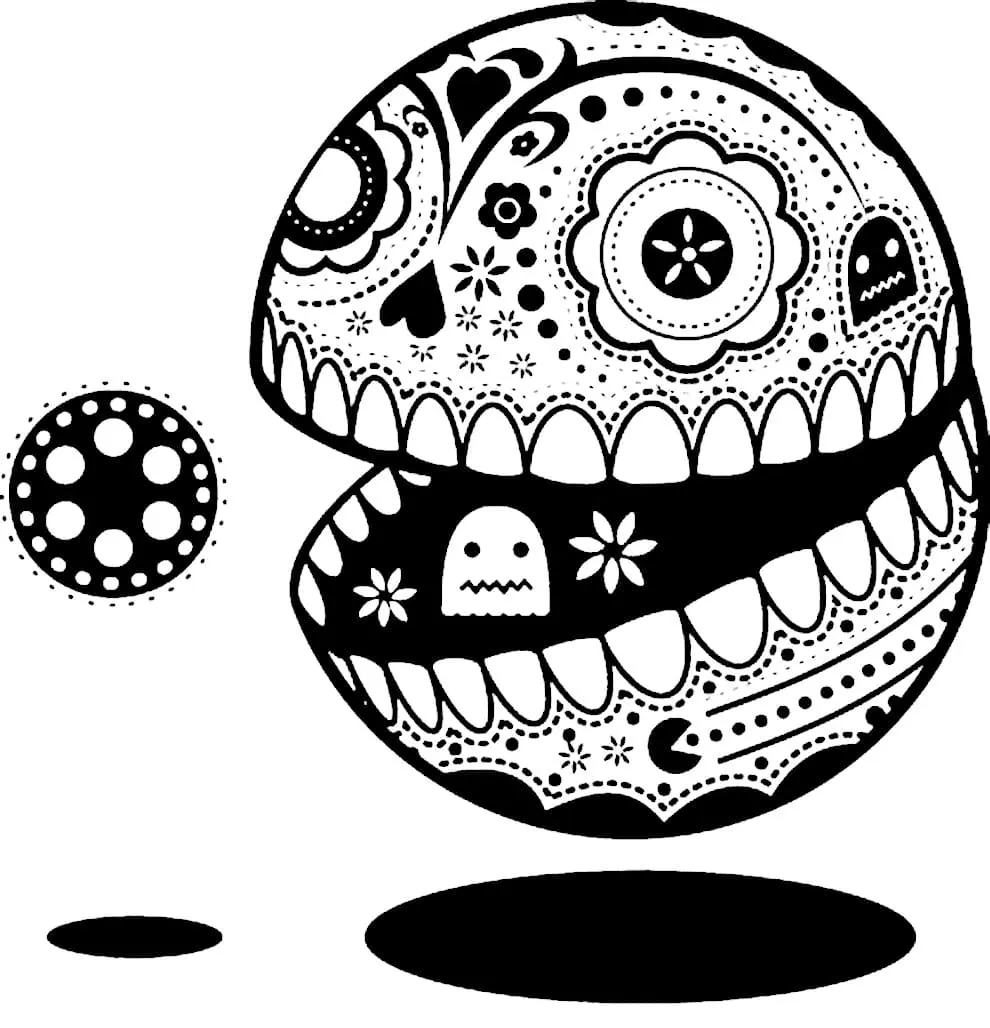 Pac Man Para Colorear 15