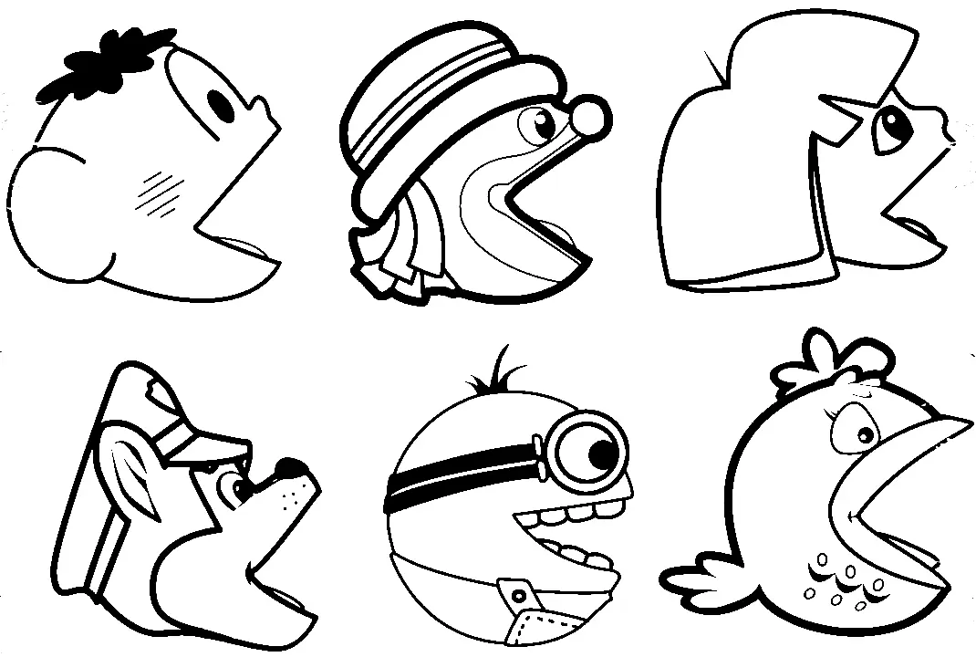 Pac Man Para Colorear 18