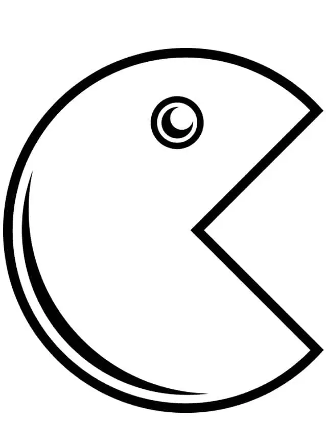 Pac Man Para Colorear 20