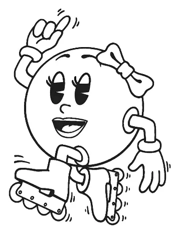 Pac Man Para Colorear 31