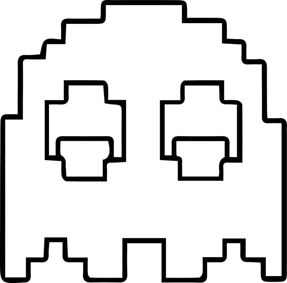 Pac Man Para Colorear 8