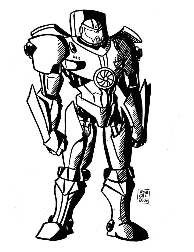 Pacific Rim Coloring Pages 13