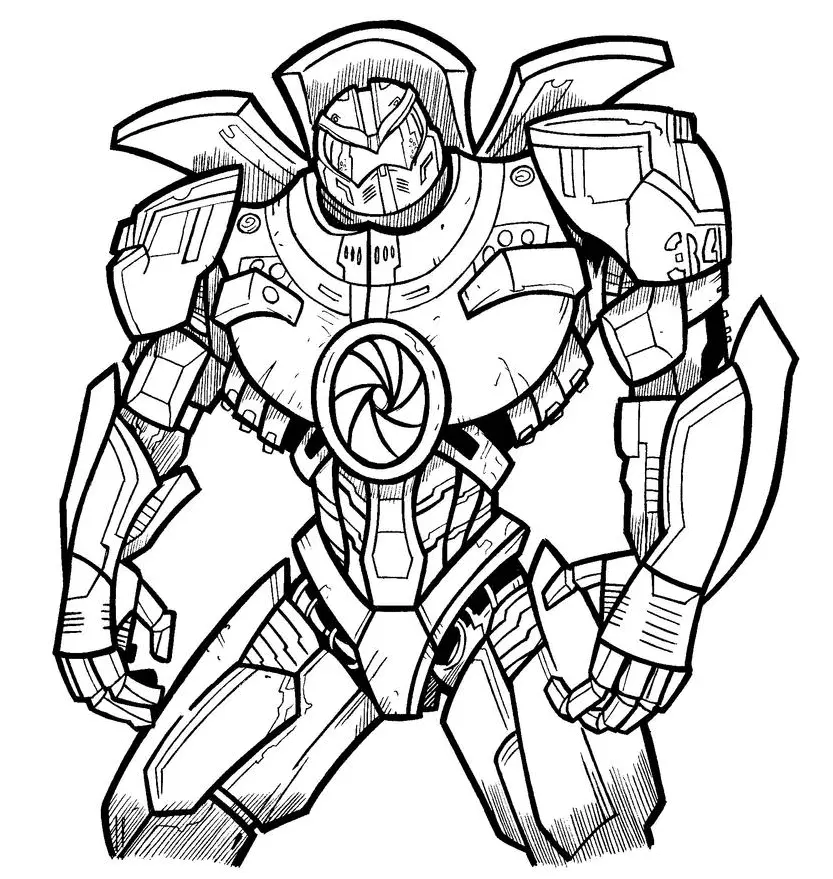 Pacific Rim Coloring Pages 4