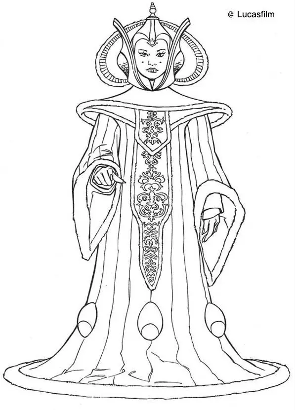Padme Para Colorear 13