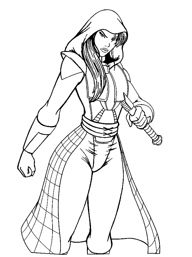 Padme Para Colorear 2