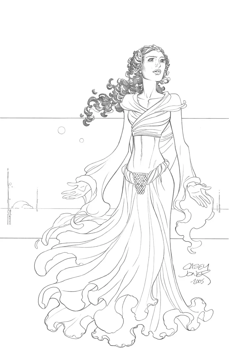 Padme Para Colorear 7