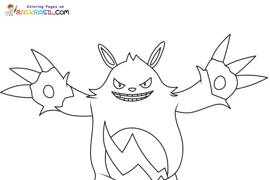 Palworld Para Colorear 11