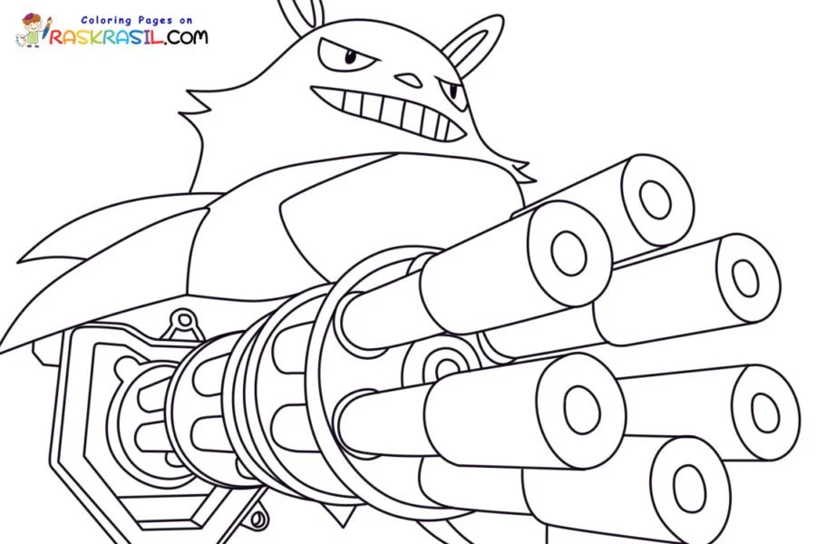Palworld Para Colorear 17