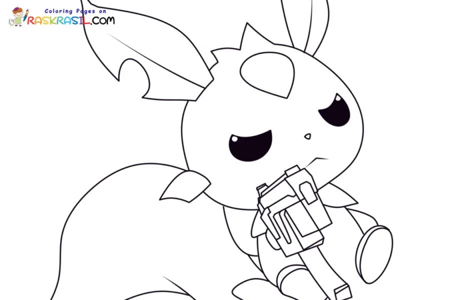 Palworld Para Colorear 19