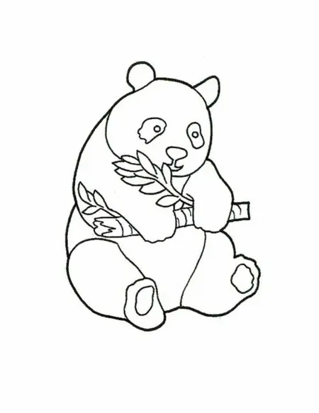 Panda Coloring Pages 29