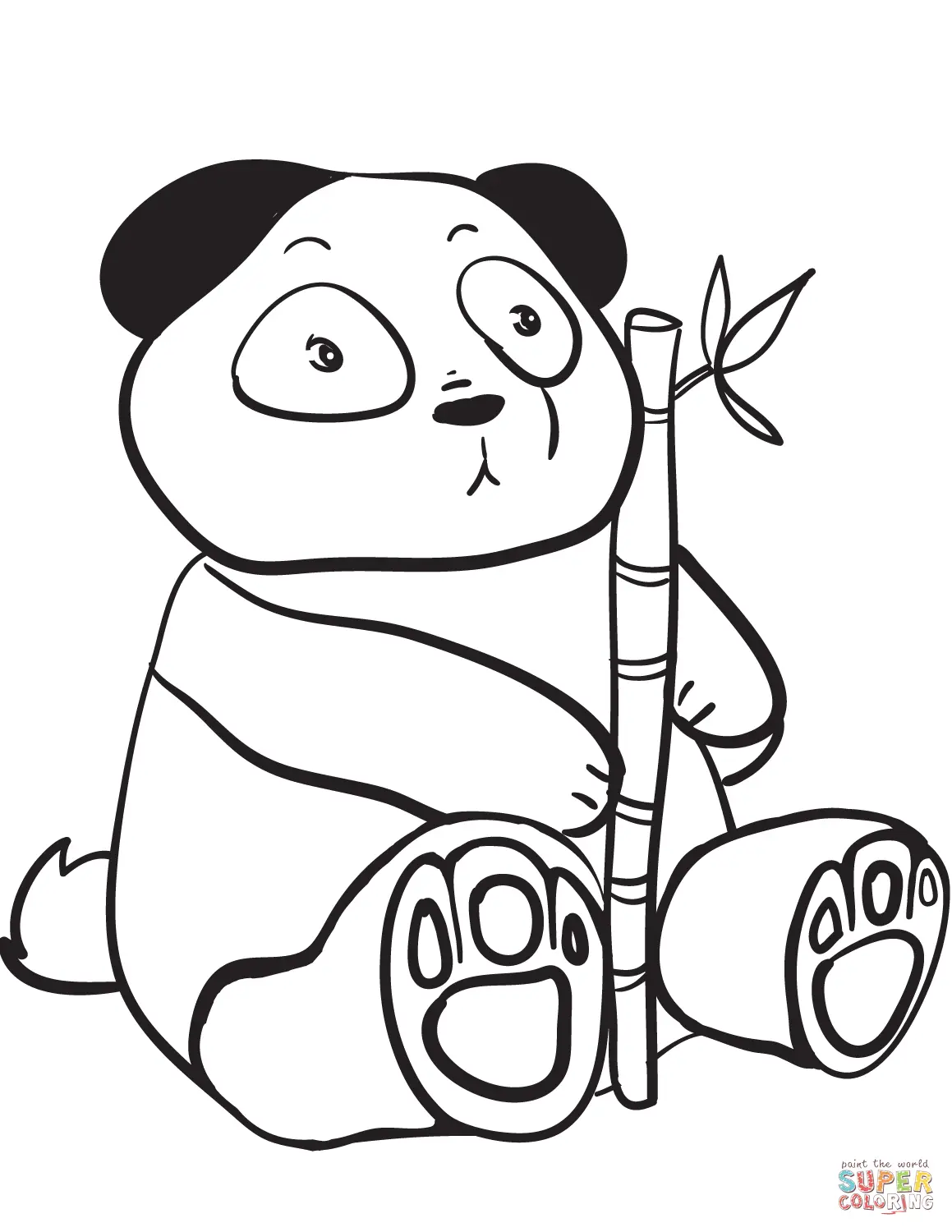 Panda Coloring Pages 34