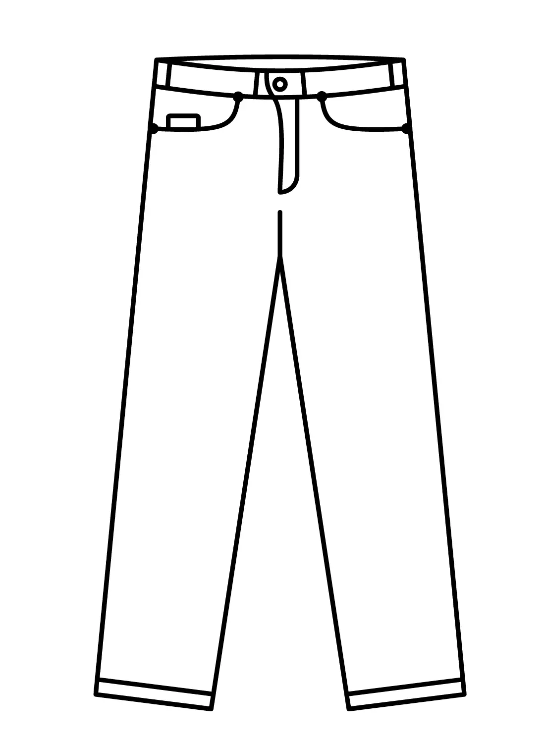 Pants Coloring Pages 1