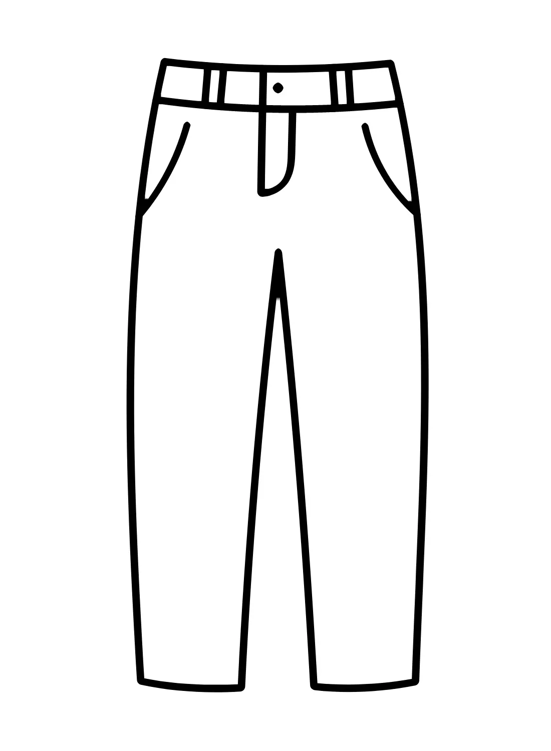 Pants Coloring Pages 12