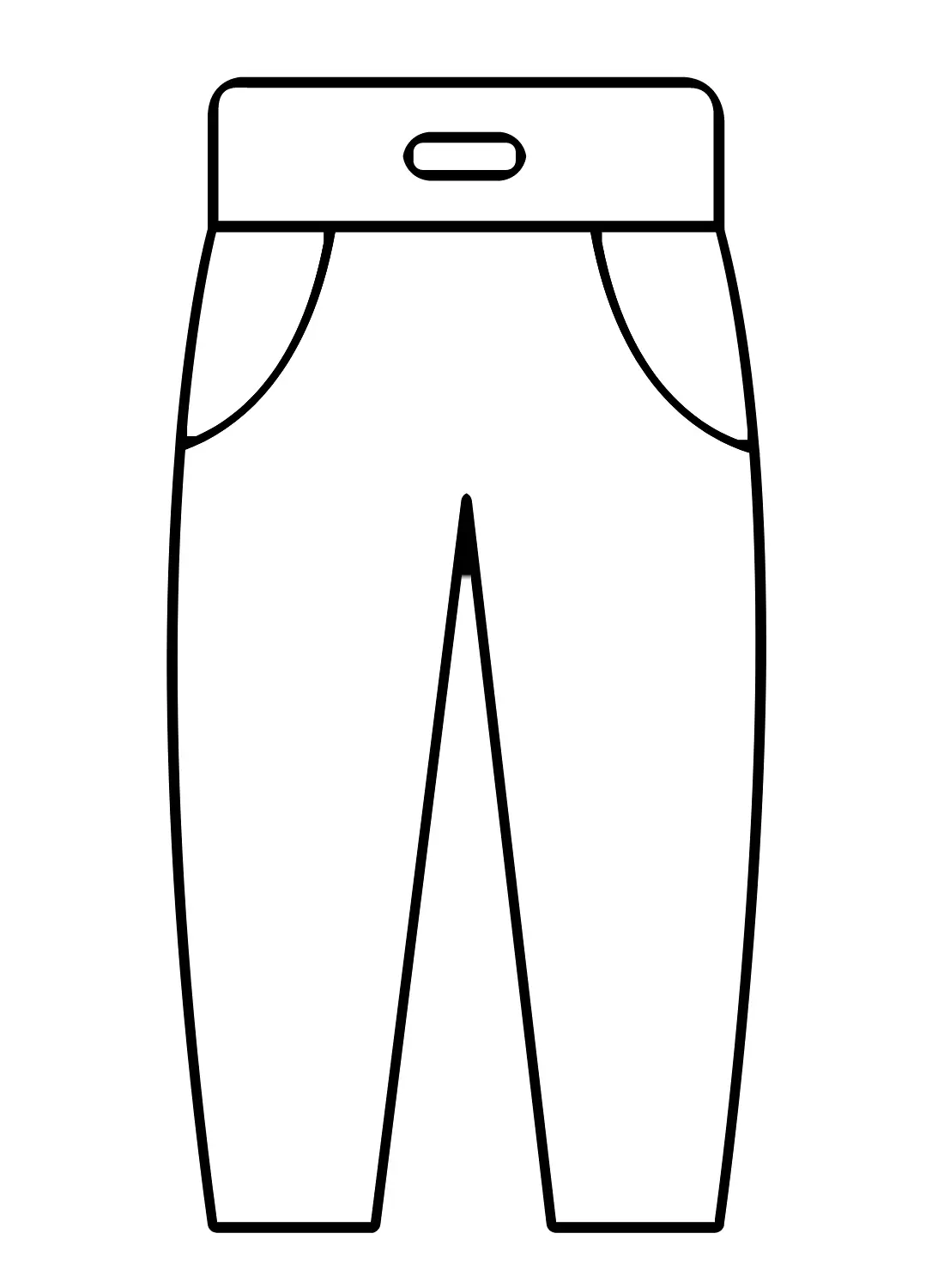 Pants Coloring Pages 19