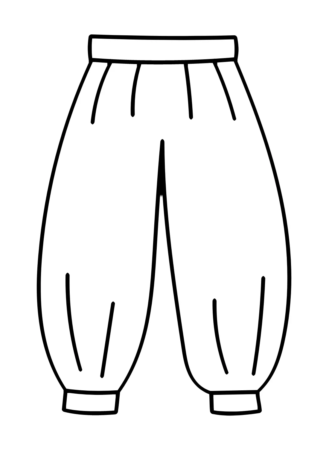 Pants Coloring Pages 2