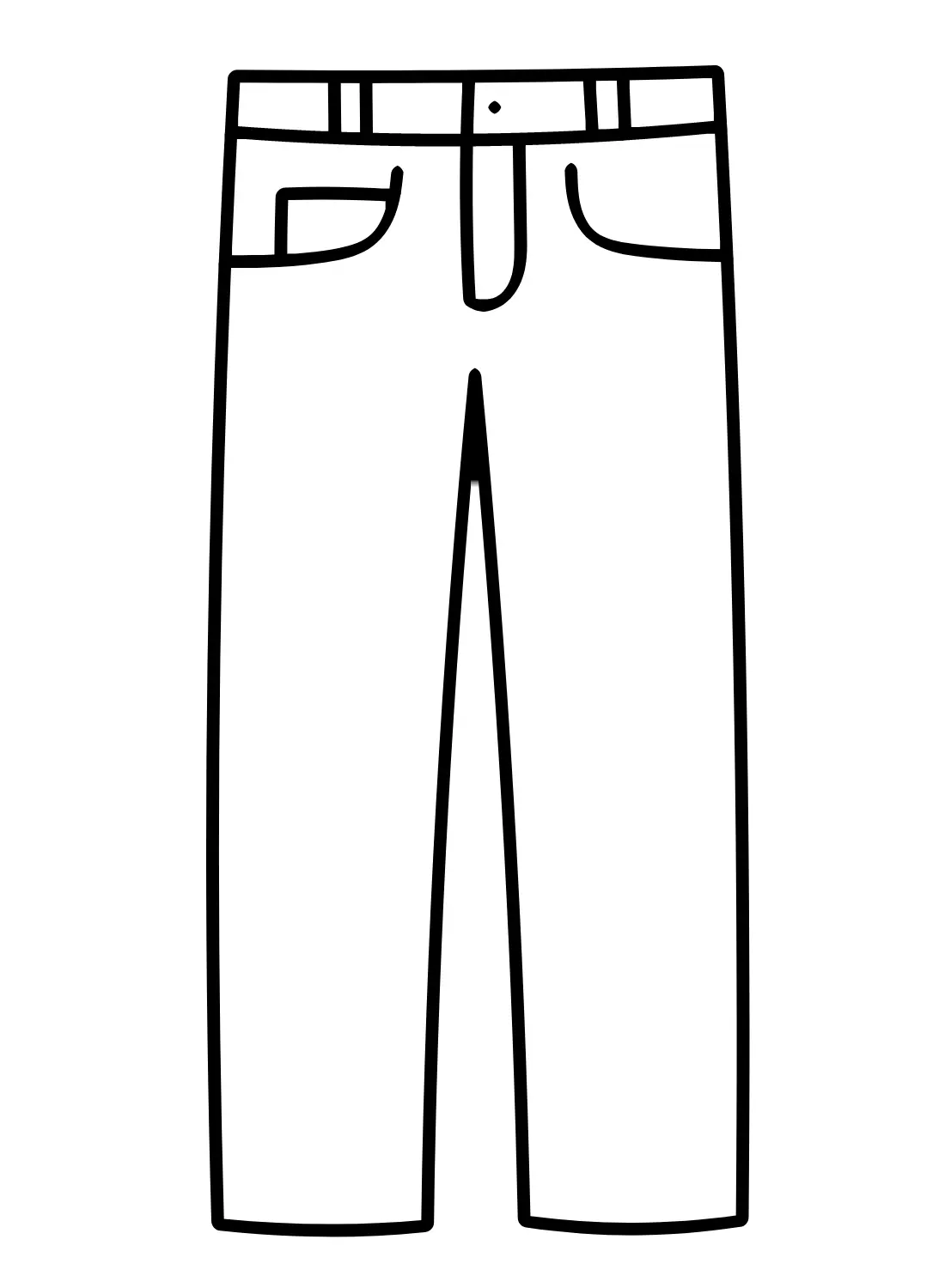 Pants Coloring Pages 21