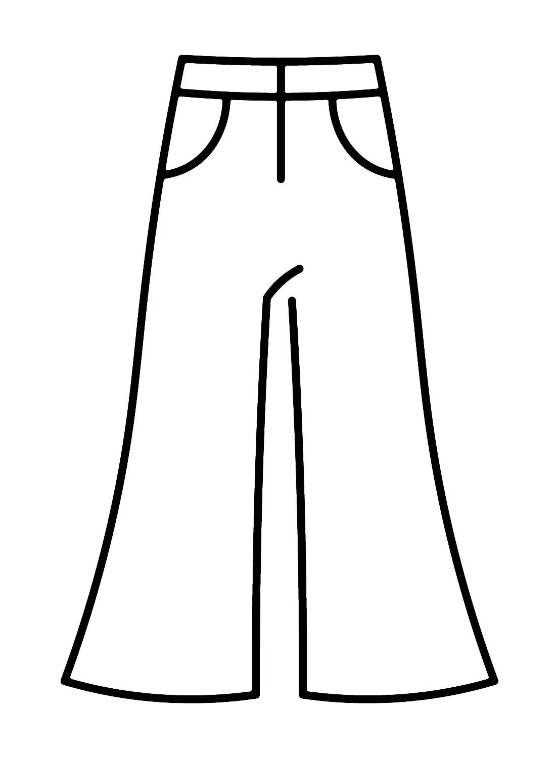 Pants Coloring Pages 26