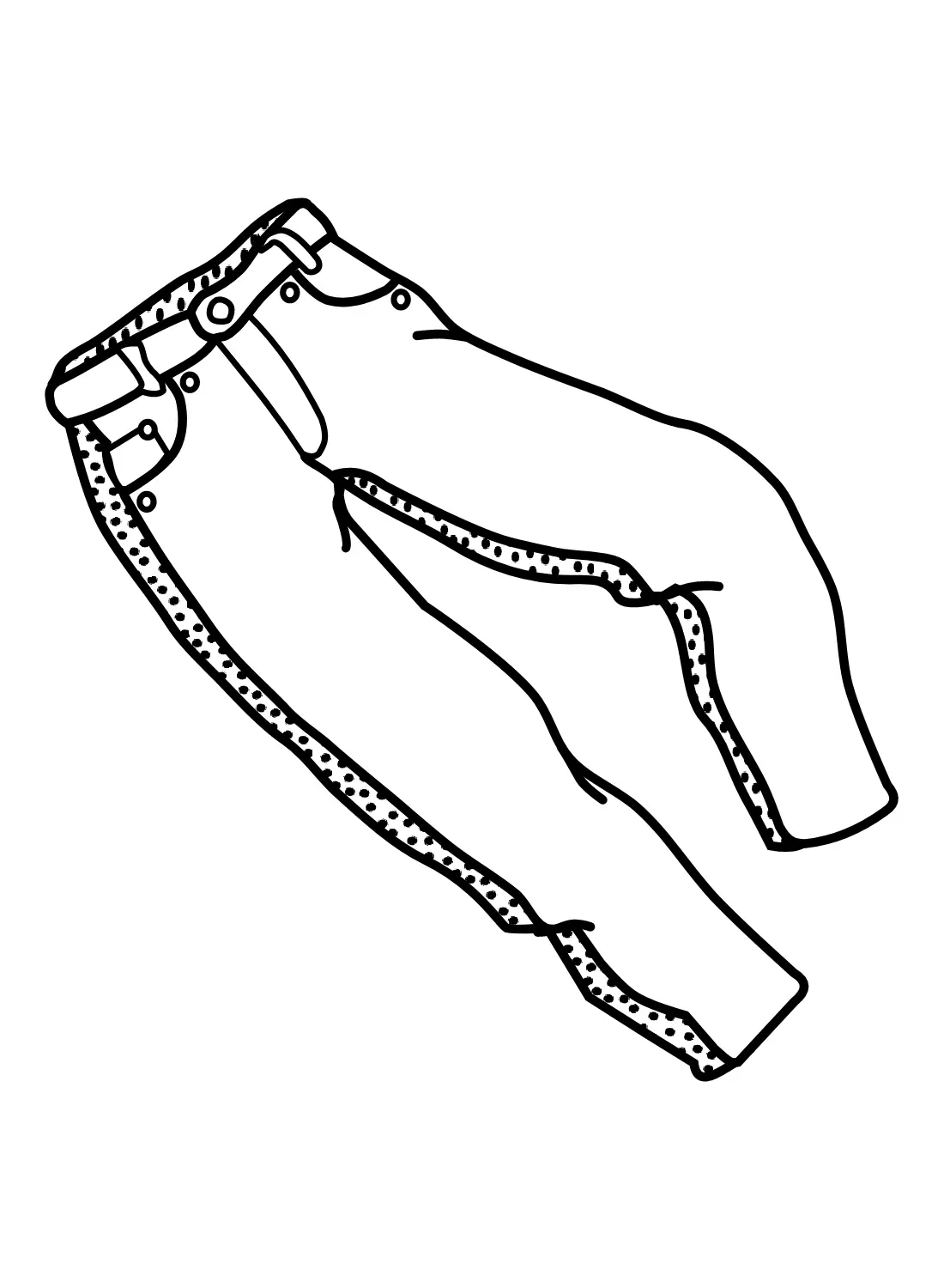 Pants Coloring Pages 29