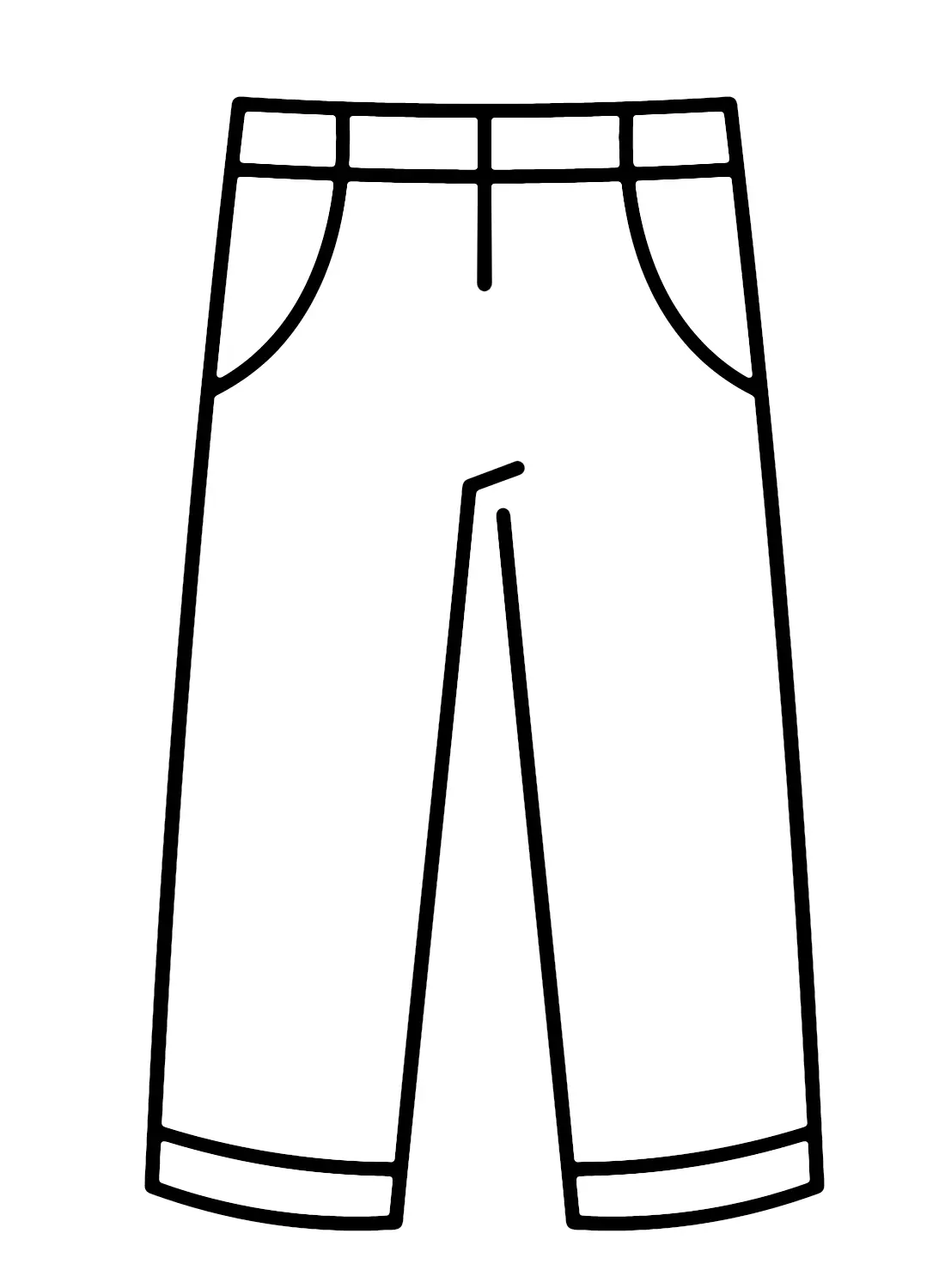 Pants Coloring Pages 3