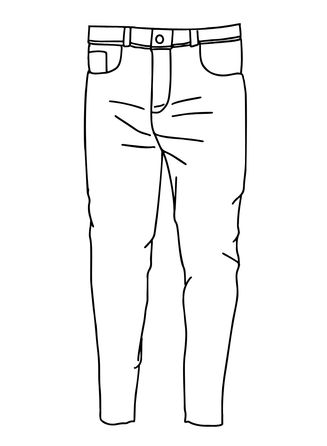 Pants Coloring Pages 34