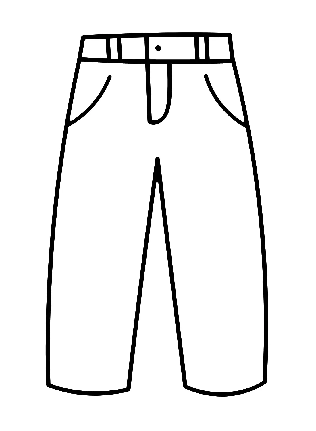 Pants Coloring Pages 36