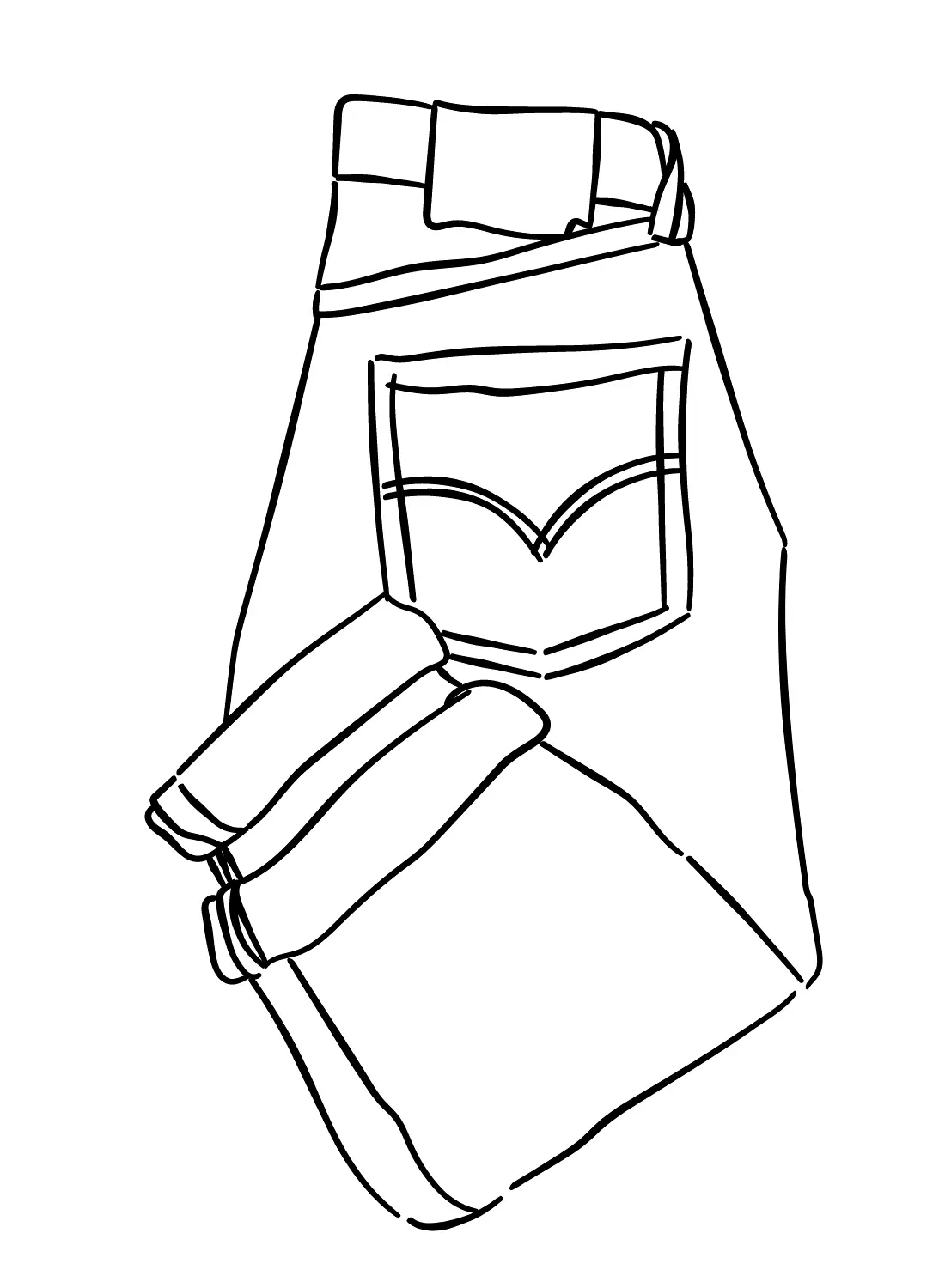 Pants Coloring Pages 37