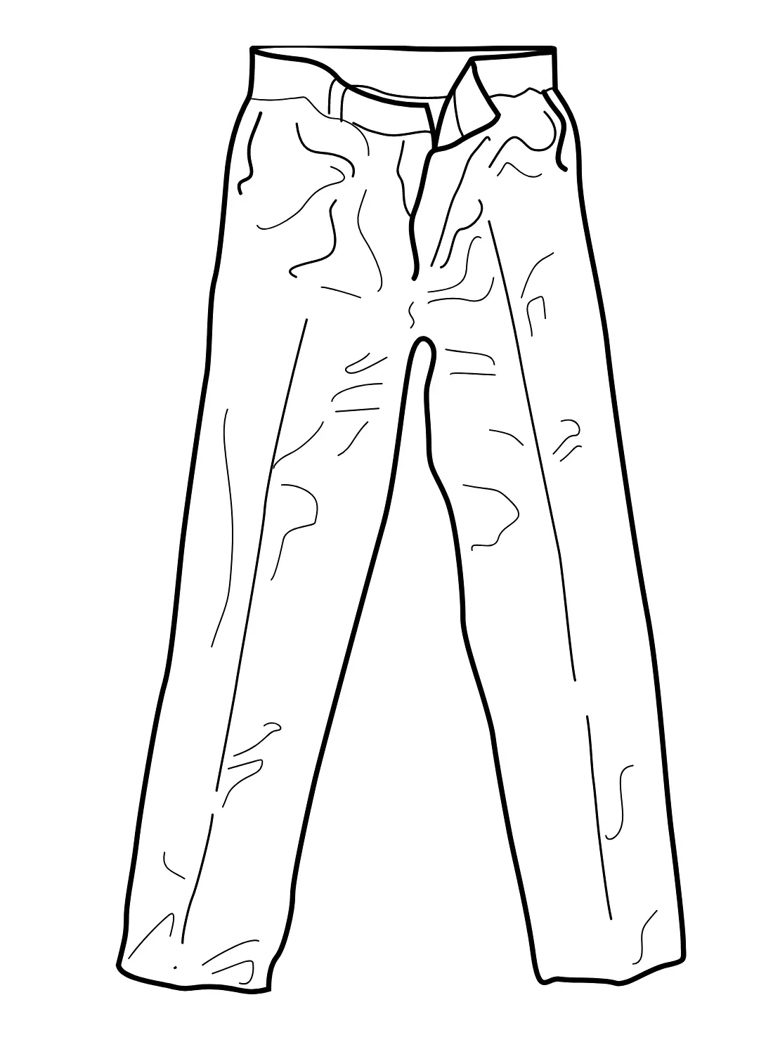 Pants Coloring Pages 38
