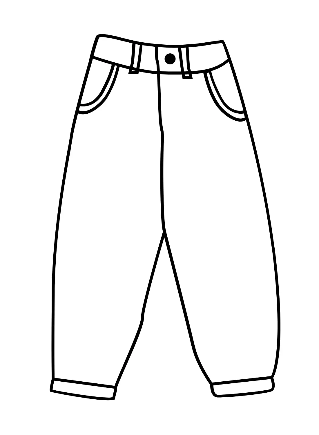 Pants Coloring Pages 40