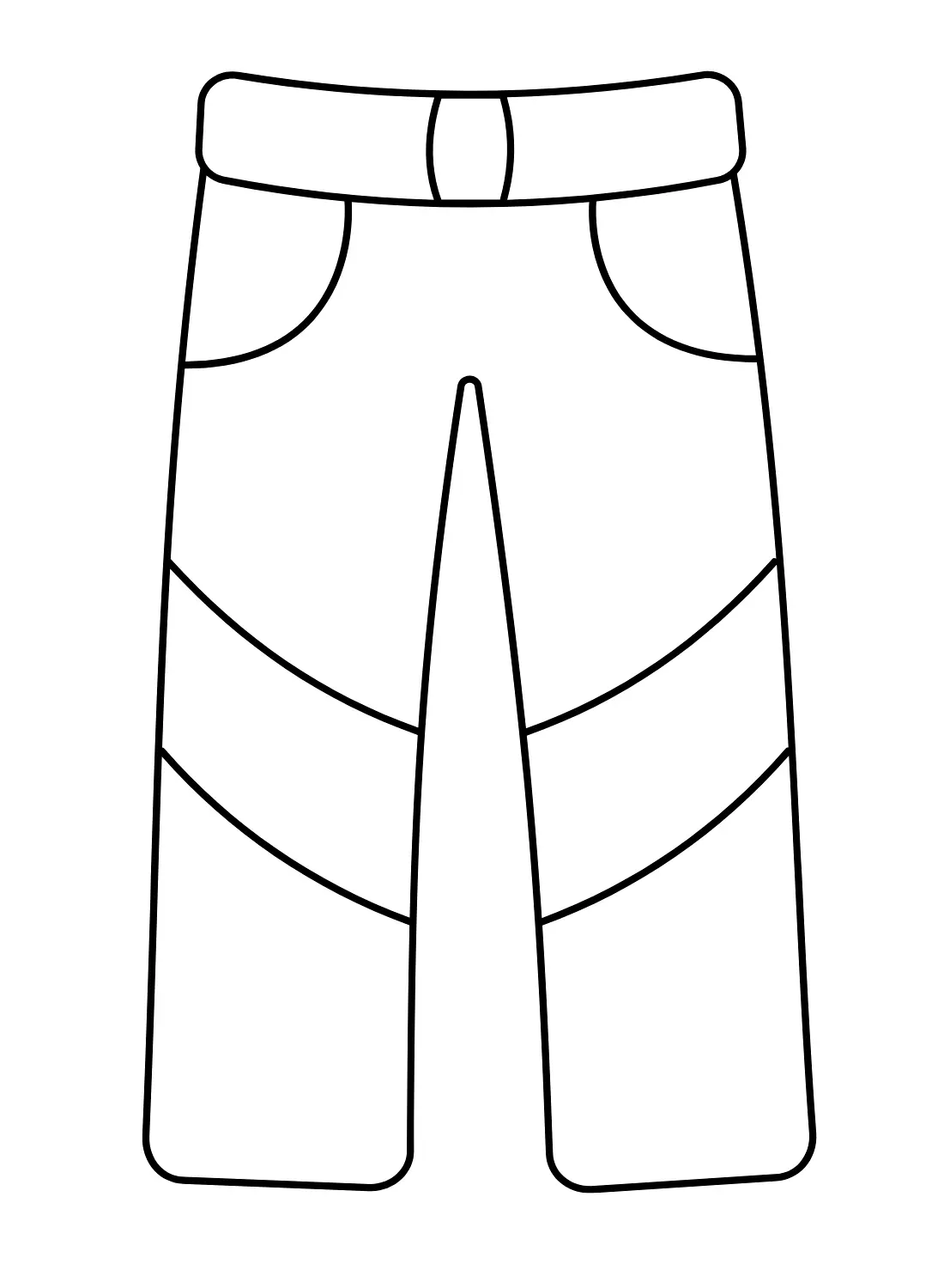 Pants Coloring Pages 42