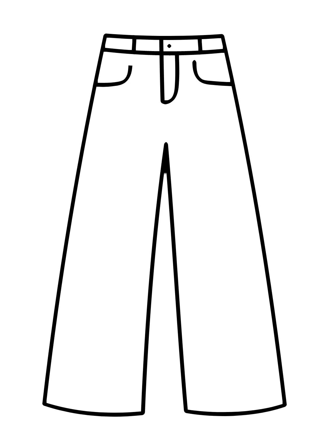 Pants Coloring Pages 5
