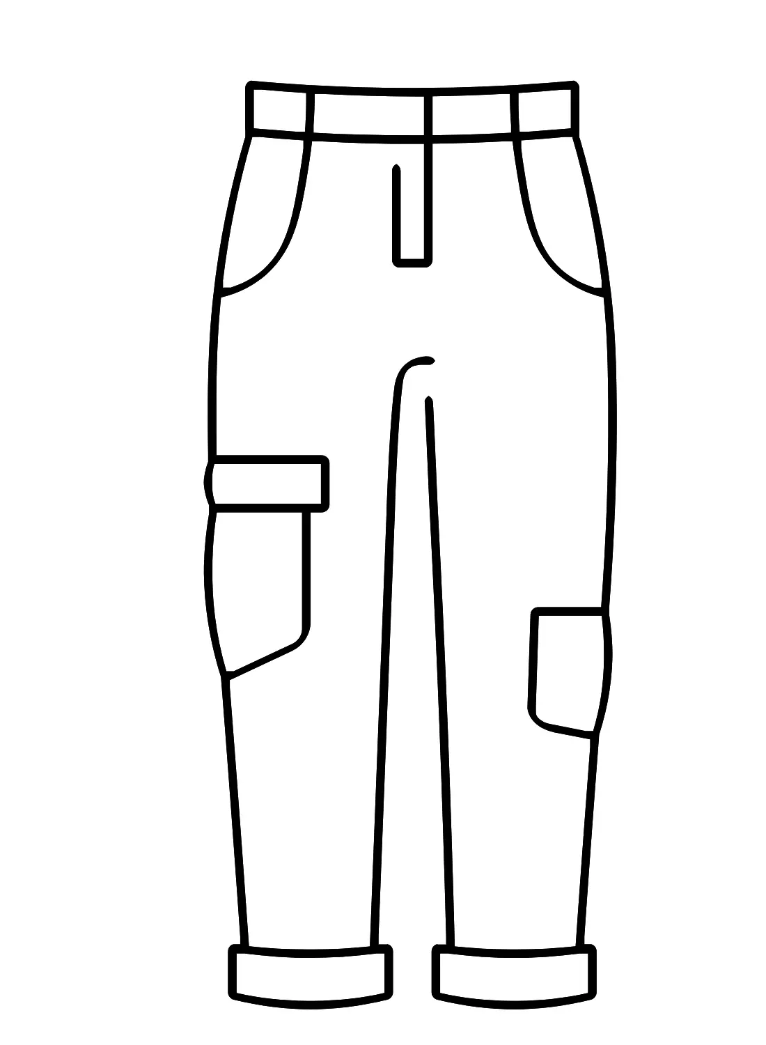 Pants Coloring Pages 6
